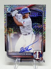 2025 Bowman - Chrome Prospect Mega Box Autographs Braylin Morel (AU, RC) #BMA-BM