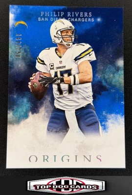 2016 Panini Origins #11 Philip Rivers Blue #/150 San Diego Chargers