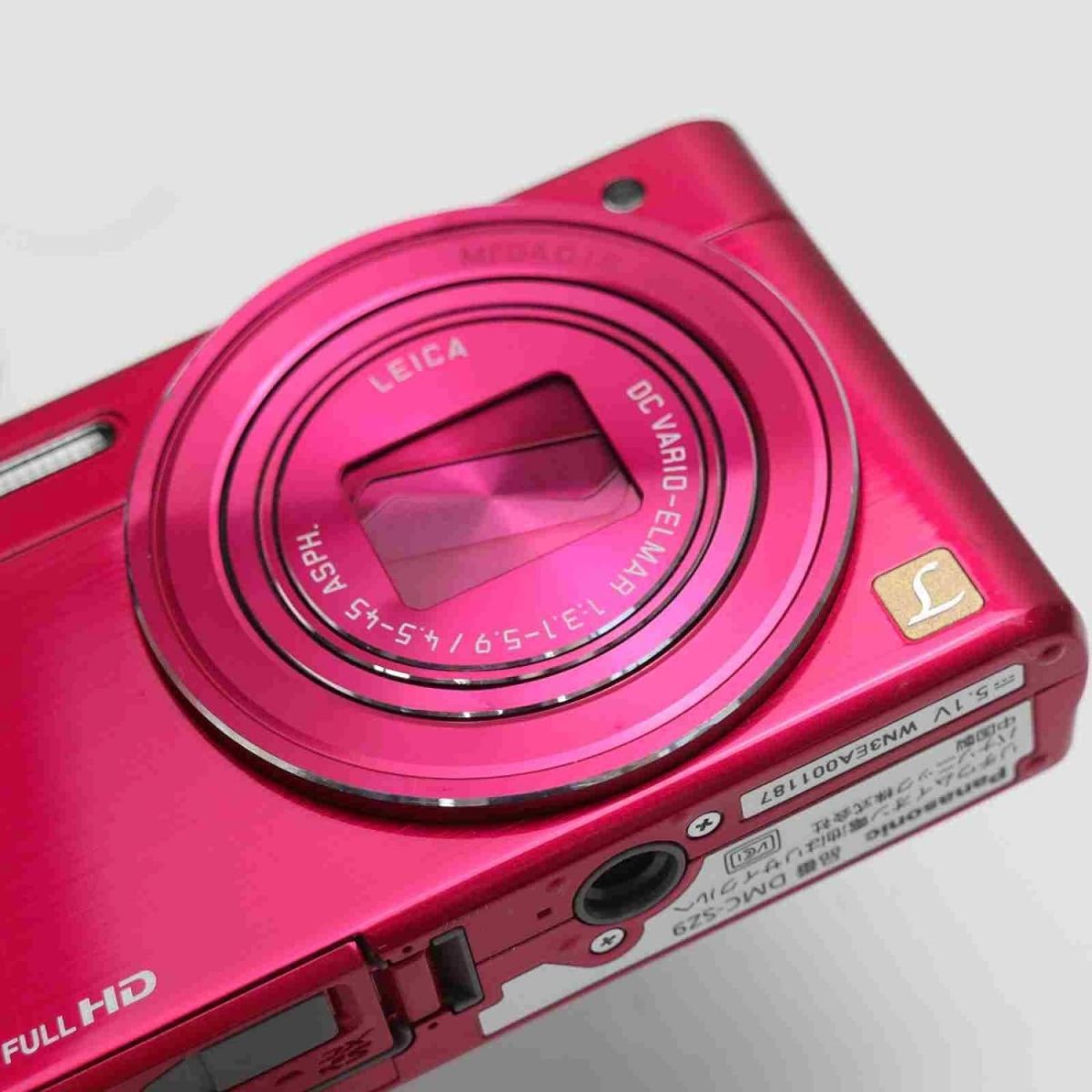 Panasonic Digital Camera Lumix Sz9 Optical 10X Pink Dmc-Sz9