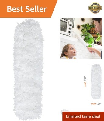 Dust Whisperer Microfiber Duster Refill - Extendable, Washable, For Ceiling F...