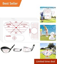 Reusable Golf Impact Tape Labels - 180 Pcs for Precision Swing Feedback