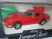 1966 FERRARI 275 GTB 4 RED 1:18 EUROPEAN CLASSICS  ERTL  OPENING HOOD & DOORS