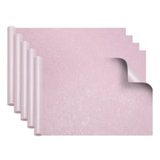 5 Sheets Gift Wrapping Paper, 22.8" x 17.3" Stone Textured Paper, Pearl Purple