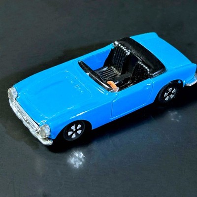 Vintage Playart Honda S800 Fast Wheels Blue Convertible Diecast
