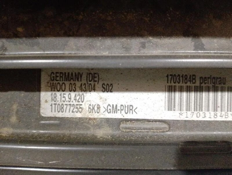 1T0877041 techo eléctrico para VOLKSWAGEN TOURAN (1T1) 2.0 TDI 2003 5677655 - Imagen 2 de 4