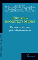 L'éDucation En Contexte De Crise Taschenbuch ÉDucation ComparéE FranzöSisch 2024