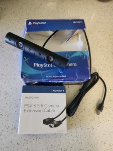PS4 Camera Never Used + 6.5 Ft Insignia Camera Extension Cable