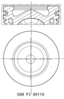 Mahle 039 Pi 00113 002 Kolben FüR CitroËN,Fiat,Ford,Ford Australia,Peugeot,Toyot