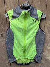 Chaleco Ciclismo Cremallera Completa ESPECIALIZADO - Amarillo Reflectante y Gris - Para Mujer Talla L