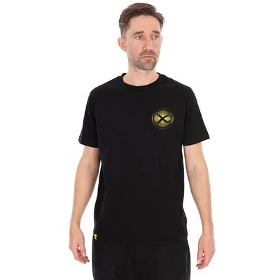 MATCH FISHING TACKLE - MATRIX LARGE FADE LOGO T-SHIRT BLACK/LIME M-3XL NEU 2026