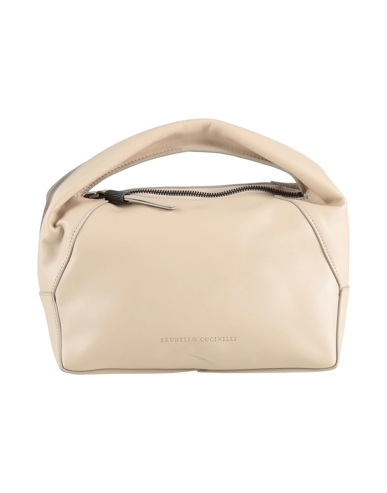 Brunello Cucinelli - Women - Leather Hobo bag - Beige 413690₽