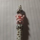 Pig Topper Novelty Animal Design Ballpoint Pen Spotted Barrel Black Ink New — photo 4