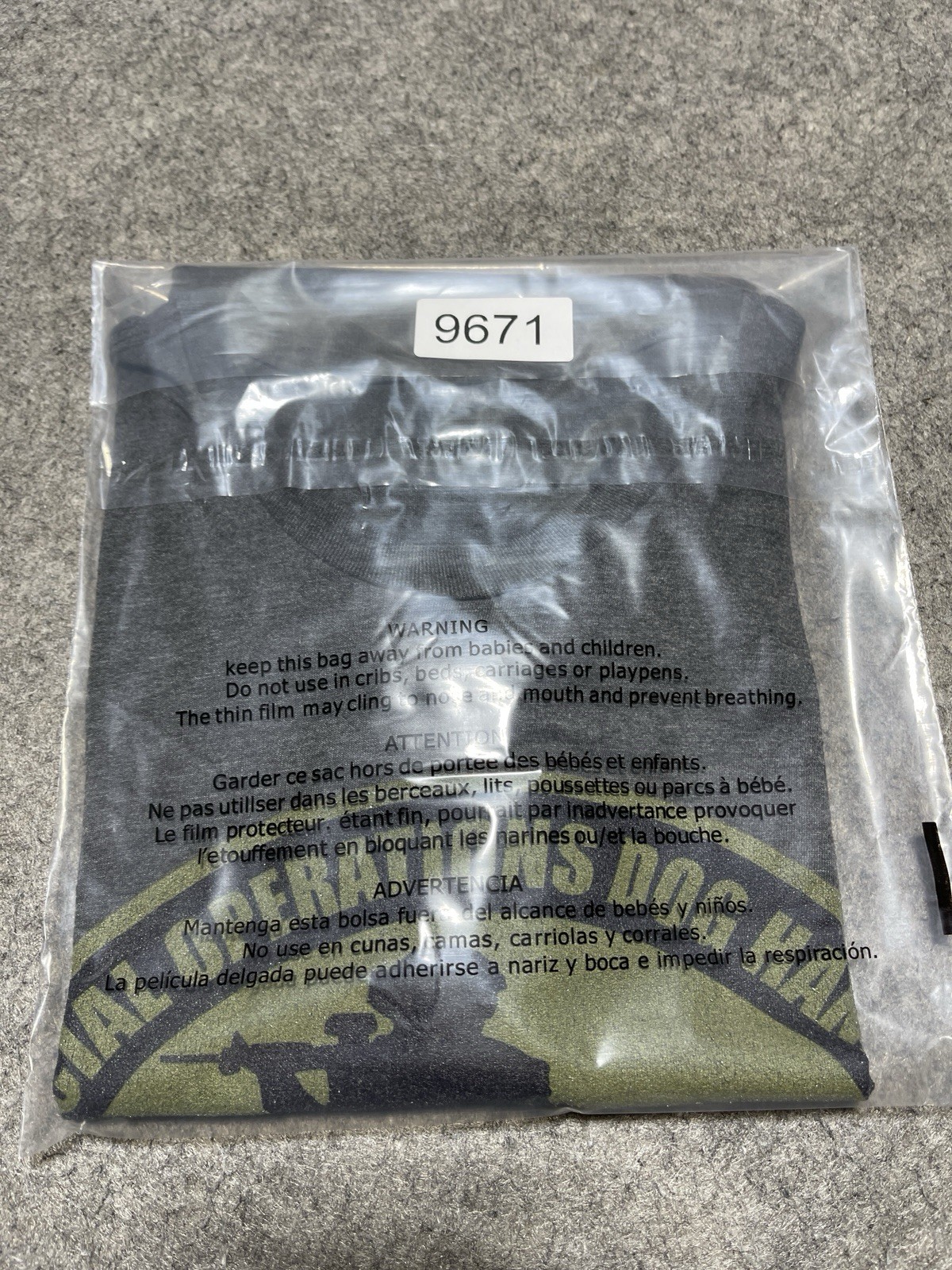 K9 Special Operator Dog Handler Gray Medium Never… - image 10