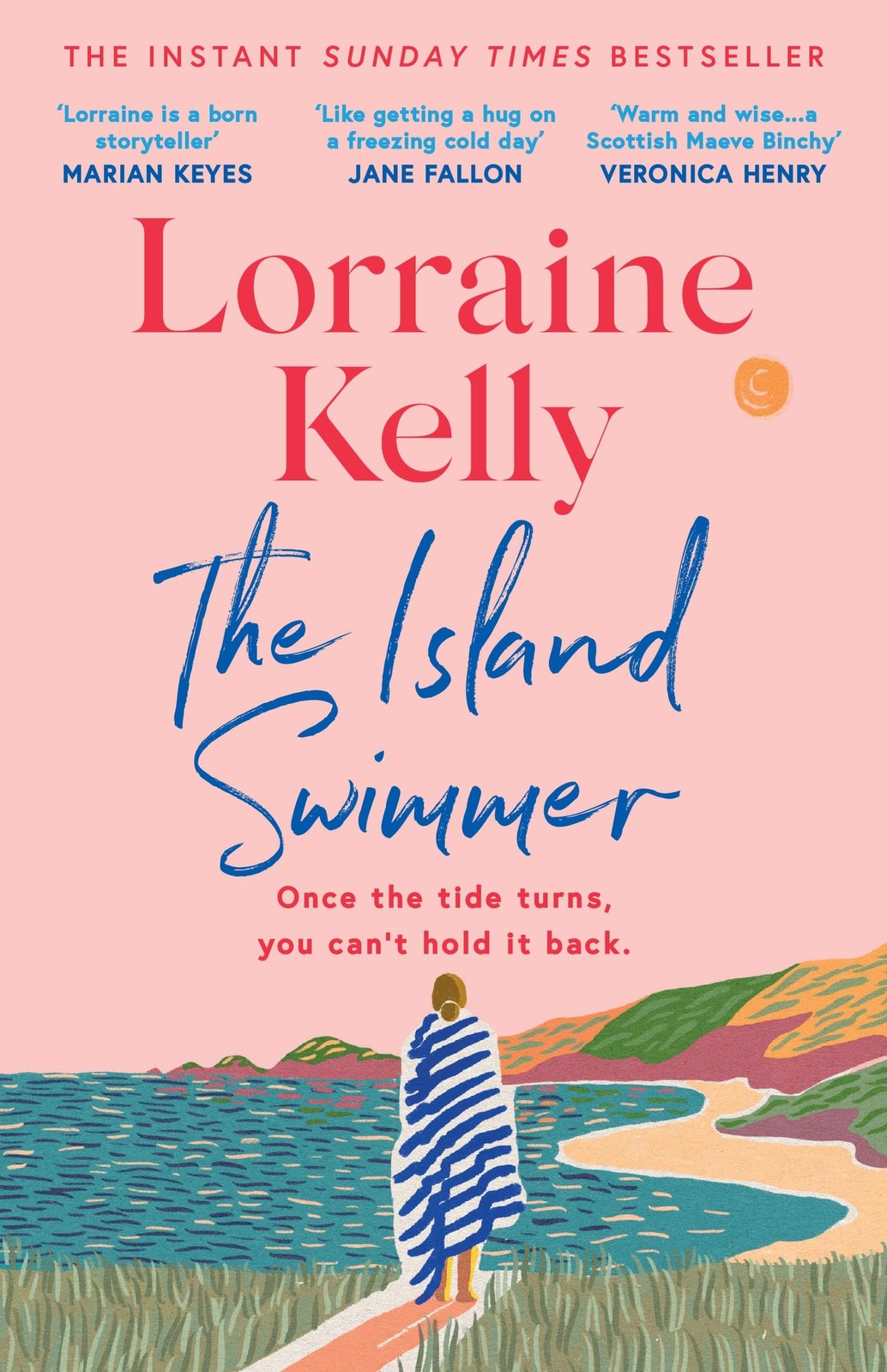 The Island Swimmer by Lorraine Kelly Historical Fiction Novel Paperback