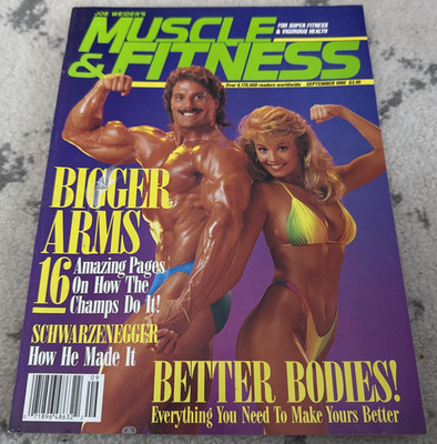 Joe Weider Muscle & Fitness Magazine September 1990: Joe Bucci Michelle Eveland