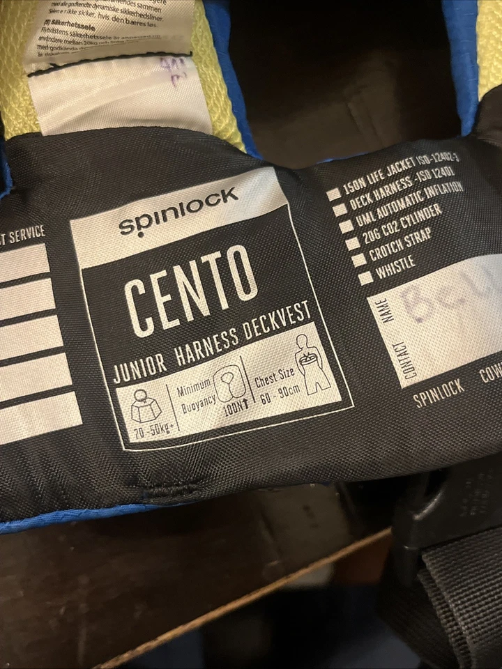 2 SPINLOCK  Automatic/manual Inflatable vest. - Image 4 of 4