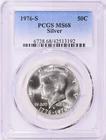 1976-S Kennedy Half Dollar "SILVER" PCGS MS68 "SUPER GEM" MB 5529