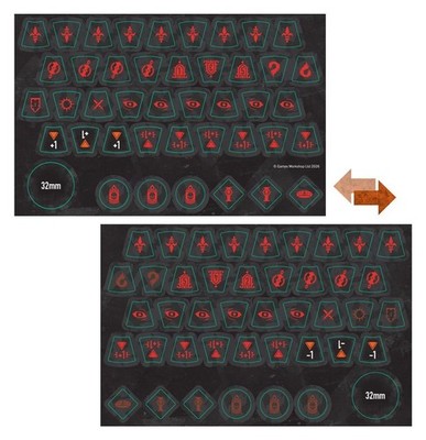 Warhammer 40K - Kill Team Adepta Sororitas Celestian Insidiants Counter Sheet