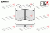 Bremsbelagsatz Scheibenbremse FTE 9010039 FüR Mercedes 190 W201 201 022 023 122