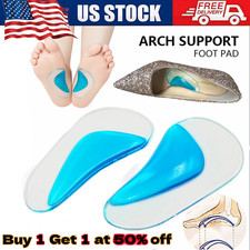 Gel Insoles Orthotic Arch Support Insoles Flatfoot Corrector Shoe Cushion Insert