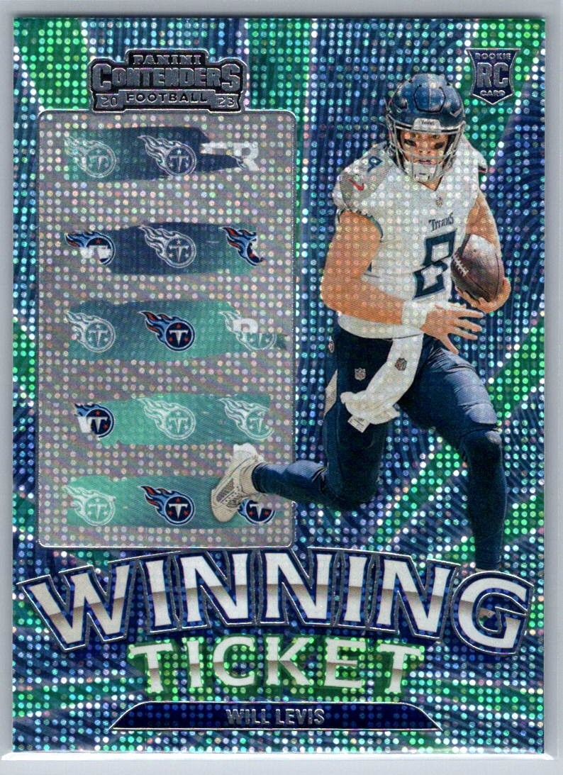 2023 Panini Contenders Will Levis Winning Ticket #20