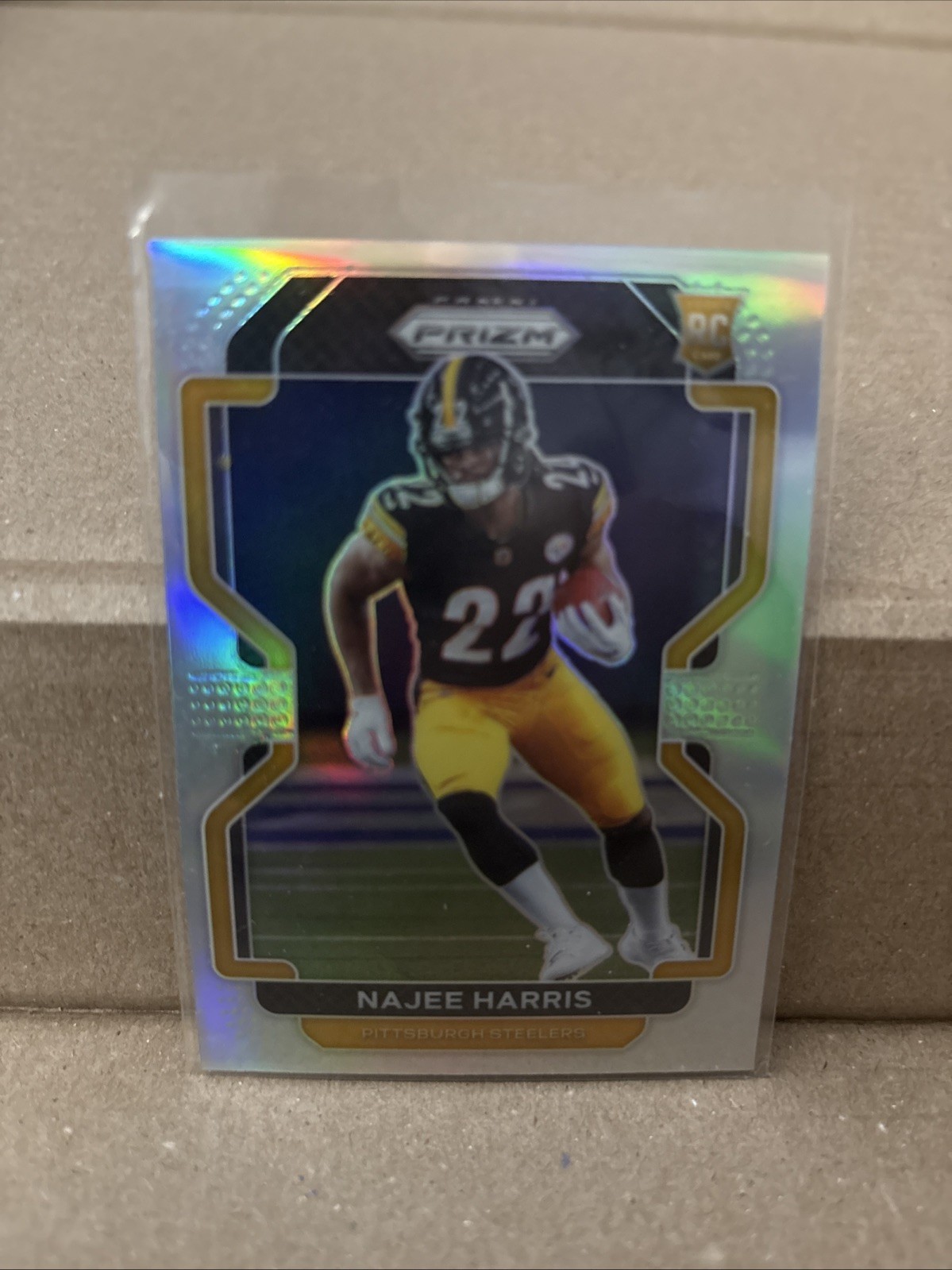 2021 Panini Prizm Rookie Variation Najee Harris #V-343 Silver Prizm (RC)