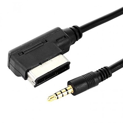 System-S Auto Adapterkabel Kabel für Media In AMI MDI zu Stereo 3.5mm Audio 
