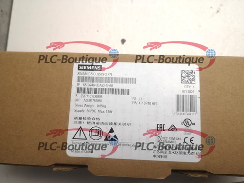NUEVO Siemens CU250S-2 PN 6SL3246-0BA22-1FA0 EE. UU. - Imagen 2 de 2
