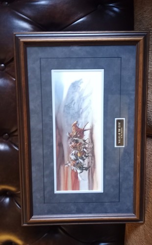 *Bev Doolittle "WOLVES OF THE CROW"-Indian-Native American-Horses-Art*FRAMED** - Picture 13 of 17