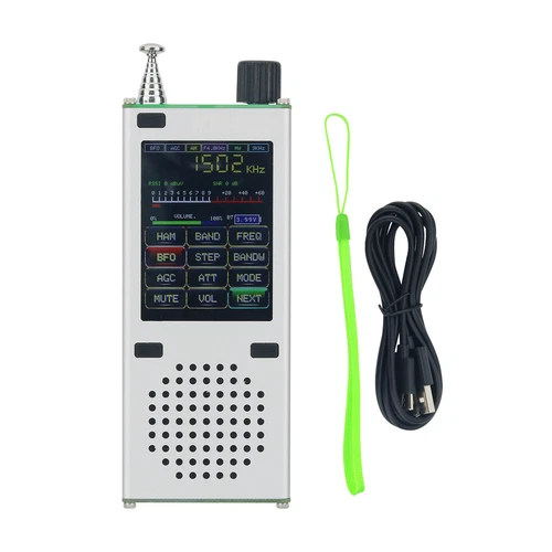 New ATS120 Pocket SBB Portable Radio Receiver Bluetooth Full Band FM AM + Screen