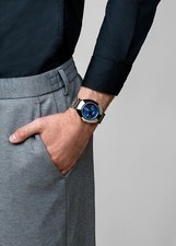 New Rado DiaStar Original Stainless Steel Blue Dial Men's Watch R12160213 2