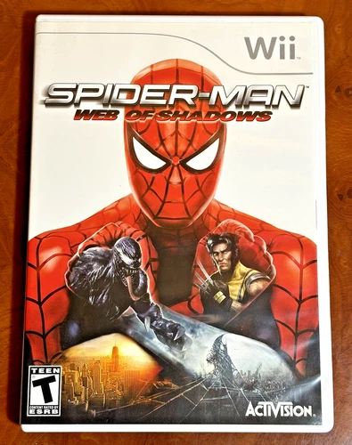 Spider-Man Web of Shadows Nintendo Wii Complete CIB - EXCELLENT 