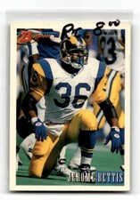 1993 Bowman Jerome Bettis #264 Rookie RC RAMS  Steelers HOF FOOTBALL