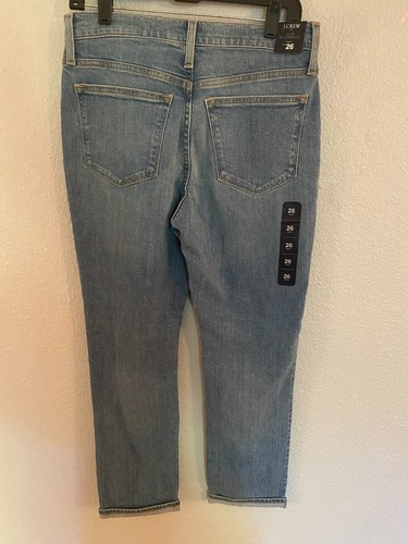 NWT NEW with tags J.Crew Slim Boyfriend Stretch Blue Jeans Womens 26 stretch - Picture 3 of 6
