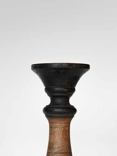 Traditional Black Wash Eco-friendly Handmade Mango Wood Set Of Two Candle Holder - Bild 30 von 38