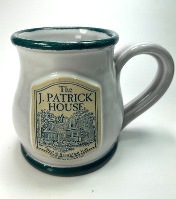 Deneen Pottery Mug The J. Patrick House Bed & Breakfast Inn Cambria CA 12oz B33