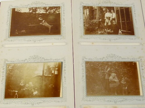 Antique 48 Real Sepia Photographs Period Family Album - Picture 7 of 8