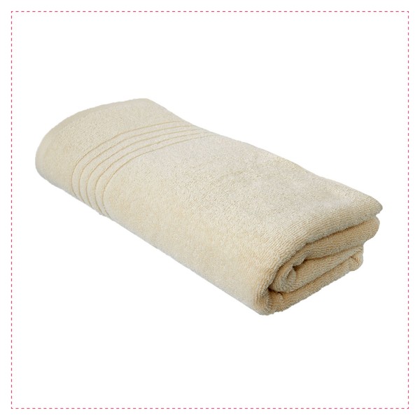 Glaeserhomestyle Dusch Handtuch |100% Baumwolle | 3Er Set 70 X140 Cm (Champagne)-image