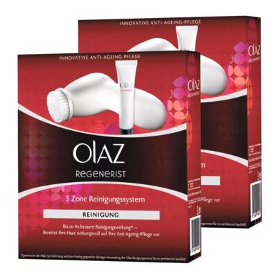Olaz Regenerist 3 Zone Reinigungssystem-Innovative Anti-Ageing-Pflege (2er Pack