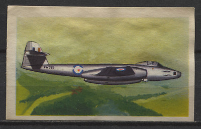 Gloster Meteor Mk-9 Vintage 1950s Dutch Trading Card No. 4