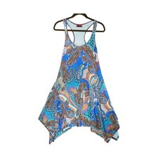 ISLE Apparel Sleeveless Dress Fit And Flare Multicolor Paisley Size XS