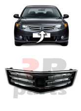FOR HONDA ACCORD 2008 - 2012 NEW FRONT UPPER CENTER GRILLE WITH CHROME TRIM 