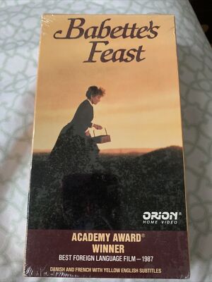 Babettes Feast (VHS, 1989,English Subtitled) SEALED /RARE