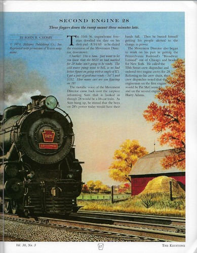 The Keystone, PRR Publication, Autumn 2003, Vol. 36, No. 3 - (LAST BRAND NEW) - Picture 2 of 5