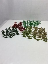Vintage ARMY MEN Soldiers Plastic 1.5 - 2" Toy Figures  LOT OF 110 Pre-Owned