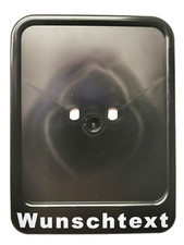 1 St Kennzeichenhalter Schwarz MOFA MOPED ROLLER Text Farbig Wunschbeschriftung