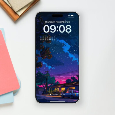 Night Vibe | Digital Mobile Background Wallpaper | High Resolution | 997x2160px