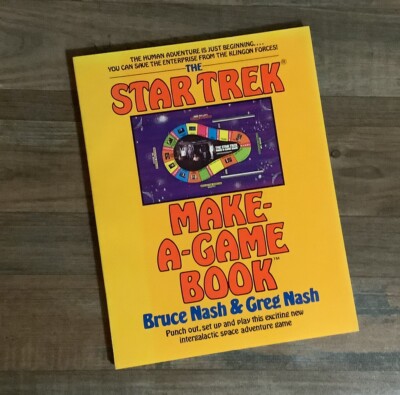 The Star Trek Make-A-Game Book By Bruce & Greg Nash 1979-Complete w/all cut outs