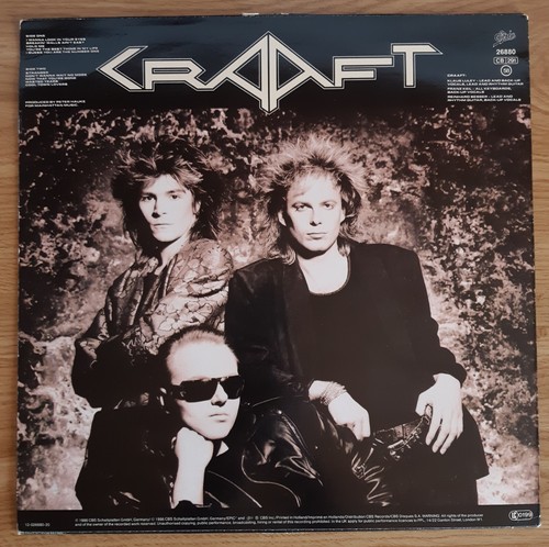CRAAFT - SAME TITLE - VINYL LP von 1986 - Epic 26880 - Picture 2 of 8