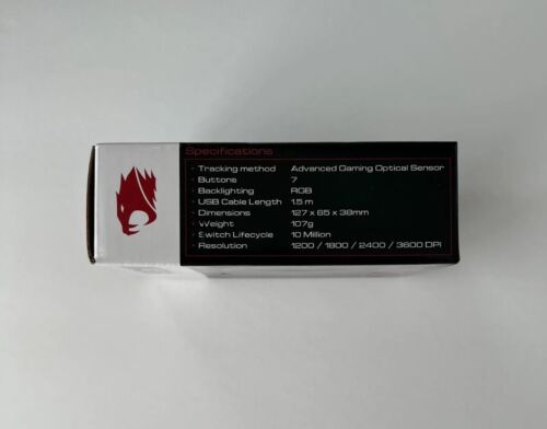 IBuyPower Ares M2 Gaming Mouse IBP-ARES - Picture 2 of 4